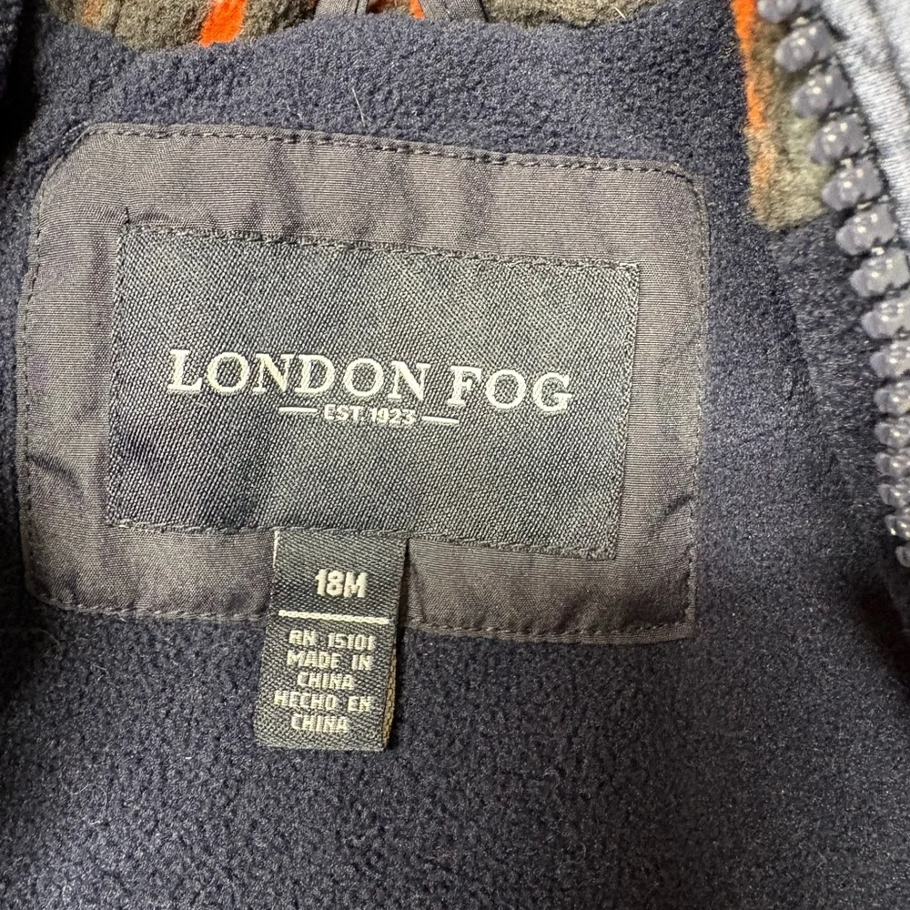 London Fog toddler Blue and Orange Jacket